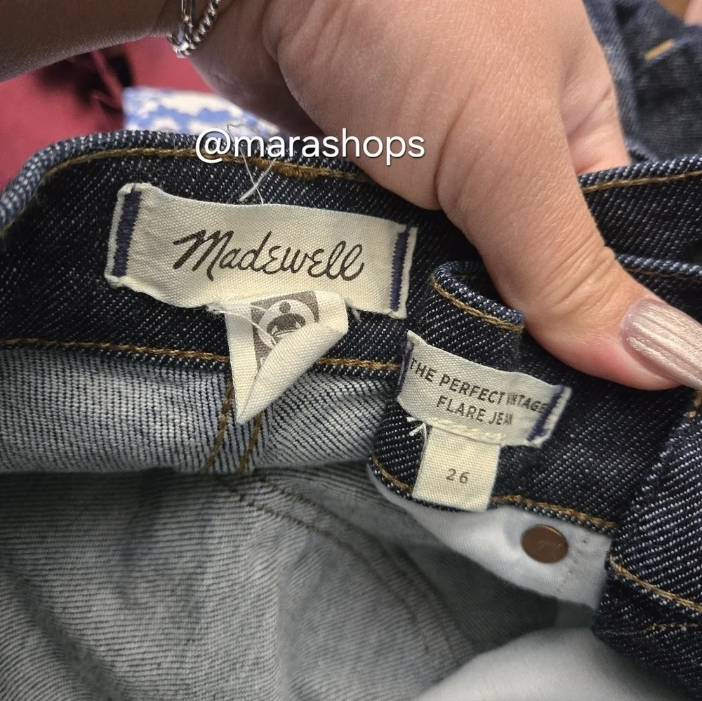 Madewell The Perfect Vintage Flare Jean in Wrenford Wash